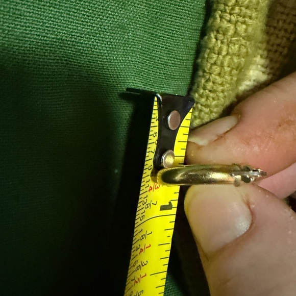 18k old gold Gold Hoop Earrings - Timeless Women's Jewelry - Picture 3 of 16